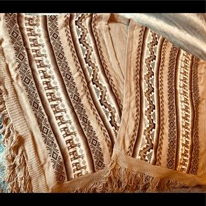 Peruvian Alpaca and Cotton Shawl
